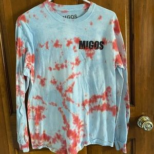 Tie Dye Migos Long Sleeve Shirt